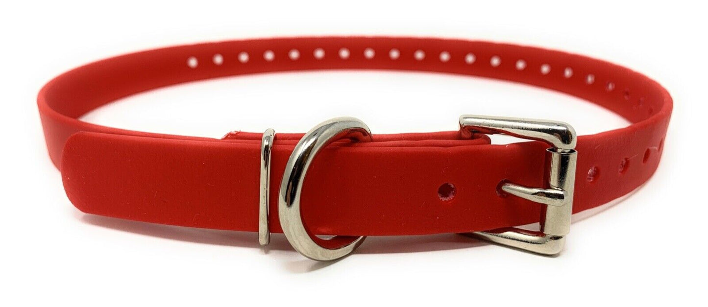 Educator E Collar COMPATIBLE Biothane 3/4" Replacement Straps - 6 Colors