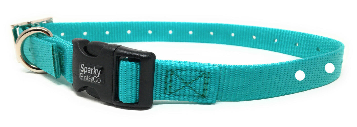Sparky Pet Co - 3/4" Double Buckle Nylon Collars 2 Hole (1.25") Receiver Collar