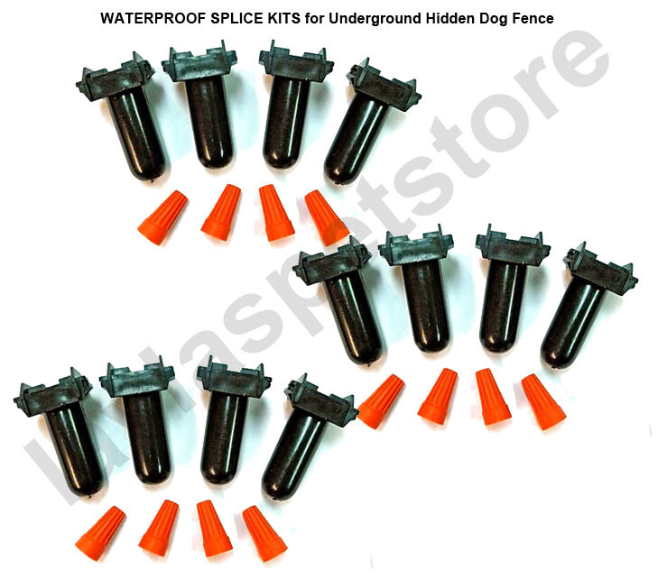 WATERPROOF SPLICE KITS 6 Sets of 2 (12 Tota)l for Underground Hidden Dog Fence
