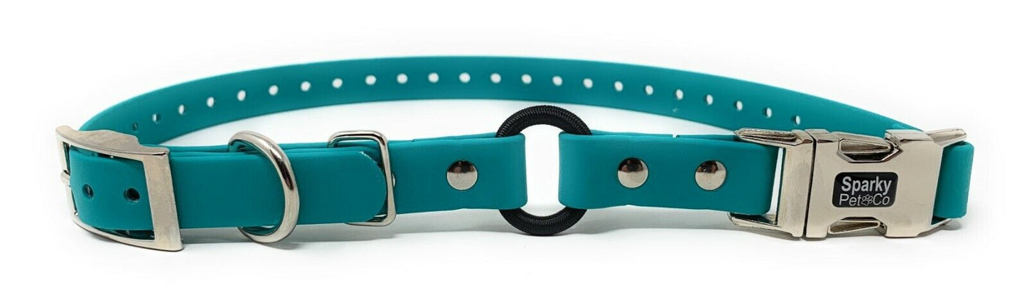 Sparky Pet Co - 3/4" Zeus ECollar Replacement Strap - Bungee Loop Dog Collar Biothane - 7 Colors