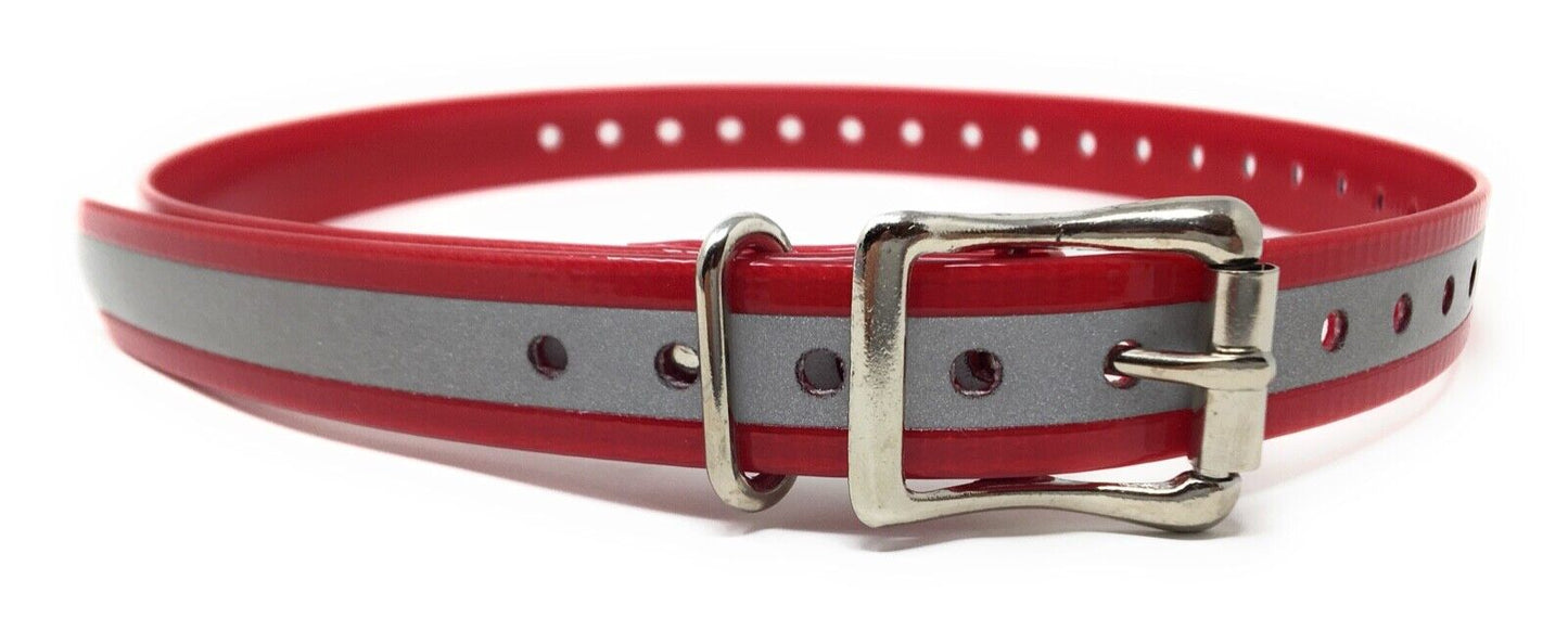Sparky Pet Co 3/4 inch E Collar Reflective Replacement Dog Strap- 7 Colors