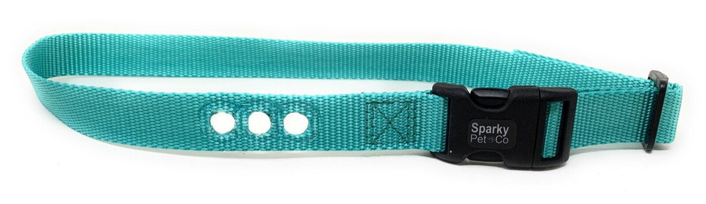 E collar 1" Replacement Strap Fits all Bark Collars-RFA 48 7 COLORS