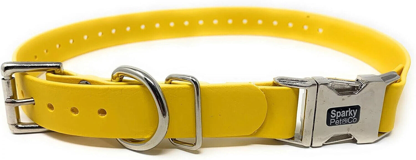 Sparky Pet Co 1" Apollo Biothane ECollar Replacement Strap - Dog Collar - Waterproof