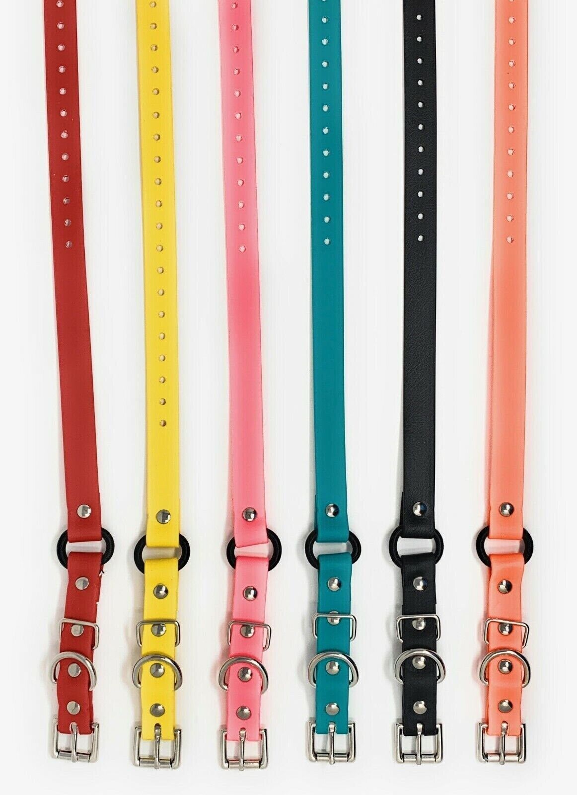 Sparky Pet Co - 3/4" ECollar Replacement Strap - Bungee Loop Dog Collar - Waterproof Biothane - Adjustable - Metal Clasp - for Invisible Fence Systems - 7 Colors