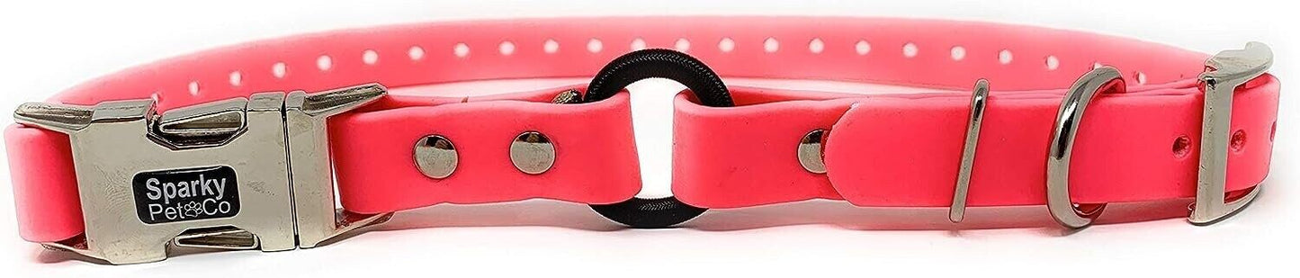 Sparky Pet Co 1" Zeus Biothane ECollar Replacement Strap - Bungee Loop Dog Collar - 7 Colors