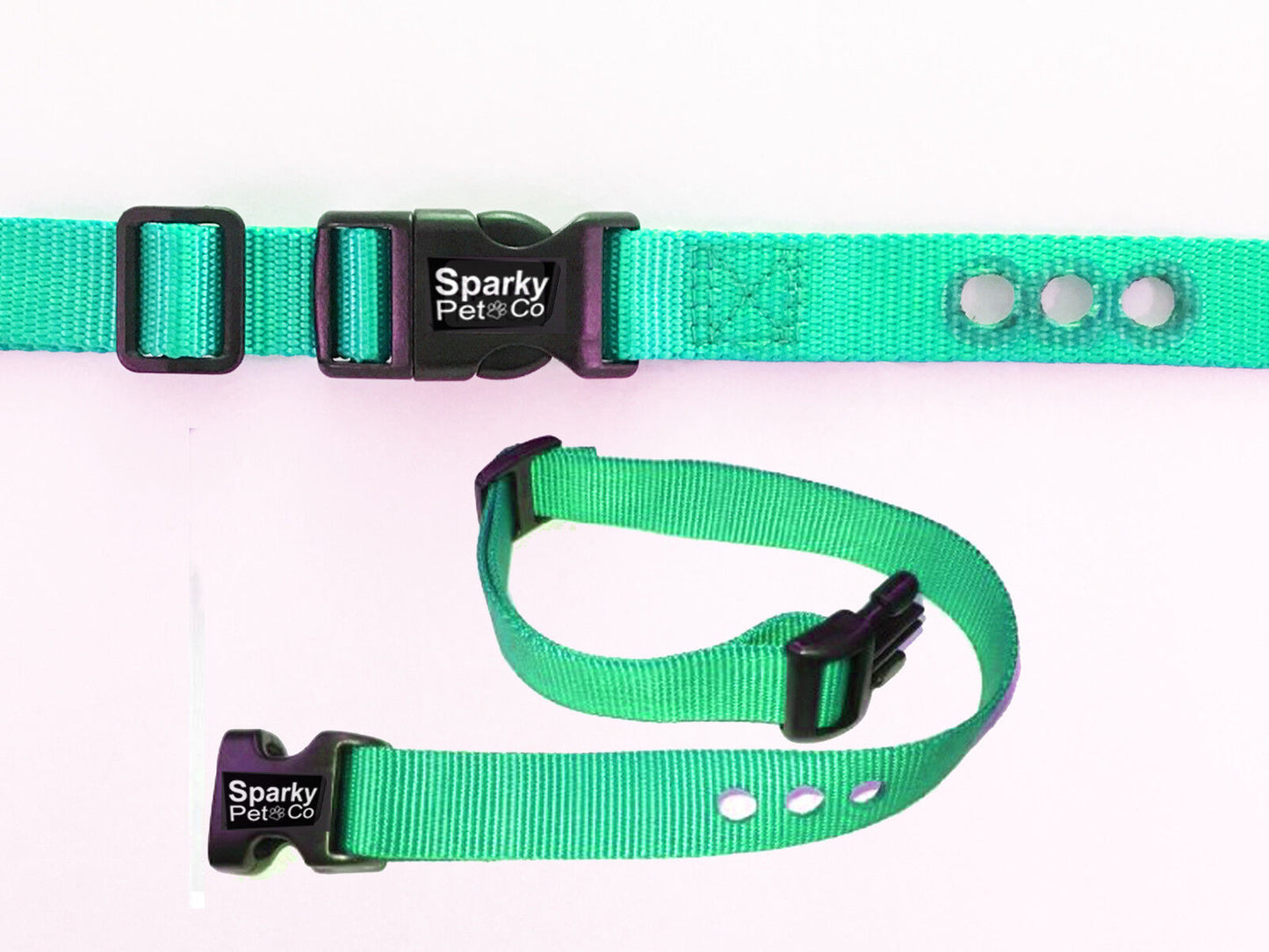 Sparky Pet Co 1" SportDOG SBC-6 & SBC-18 Dog Bark Collar Replacement Nylon Strap Heavy Duty 3 Consecutive - 11 Colors