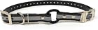 Sparky Pet Co 1" Zeus ECollar Replacement Strap Bungee Double Buckle Metal Clasp - Reflective Black