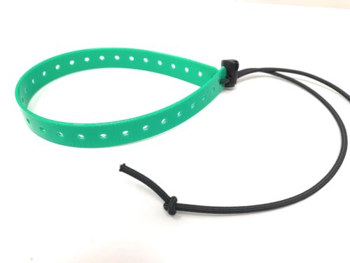 Small Dog GPS Replacement Collar Bungee Multi Hole Flex, 1" Wide, Toggle Closure (Variants)