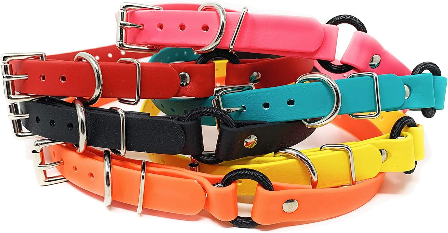 Sparky Pet Co - 3/4" ECollar Replacement Strap - Bungee Loop Dog Collar - Waterproof Biothane - Adjustable - Metal Clasp - for Invisible Fence Systems - 7 Colors