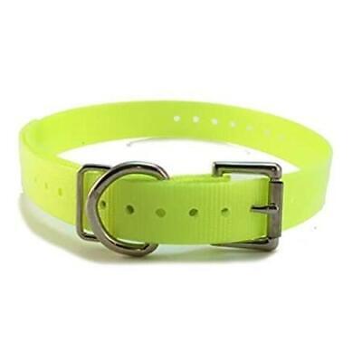 SportDOG 3/4 Inch Dog Roller Buckle Collar Straps High Flex - Pink/Yellow