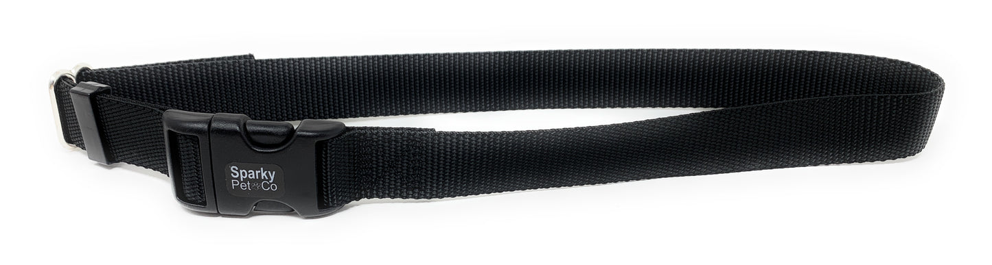 Sparky Pet Co 1" Solid Nylon Replacement Dog Collars for Remote Trainers - 14 Colors