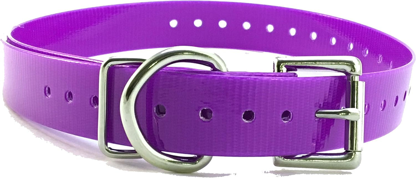 Sparky Pet Co 1" Square Buckle High Flex Replacement Collar - 8 Colors