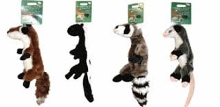 Leather Brothers 16" Stuffing Free Forest Pals Plush Dog Toy 3 Types by Omni Pet
