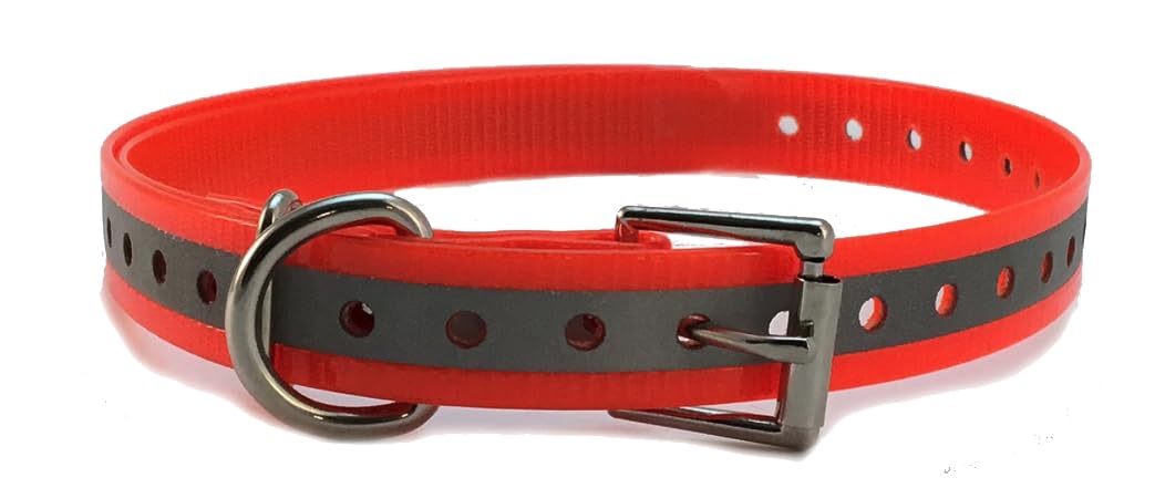 Sparky Pet Co 1" Square Buckle High Flex Replacement - Reflective Orange