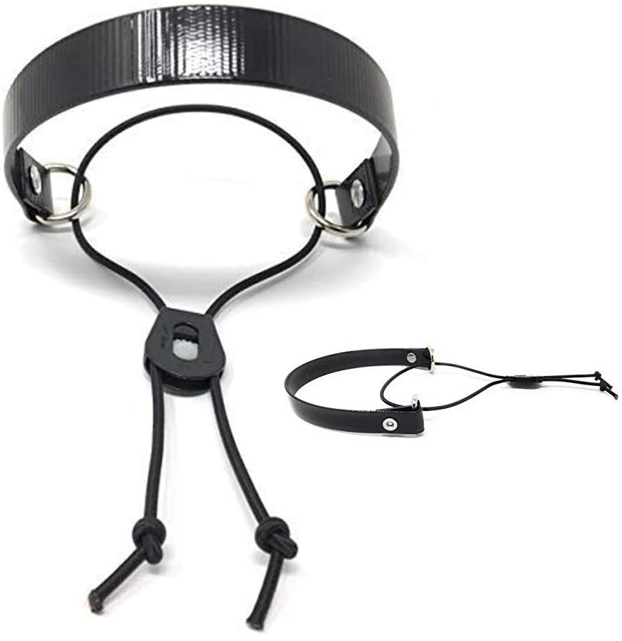 Sparky Pet Co - ECollar Replacement Strap -Surefit- Waterproof - Adjustable - Secure Nexus Wheel Lock - for Electronic Training & Invisible Fence Systems - 3/4" (Black)