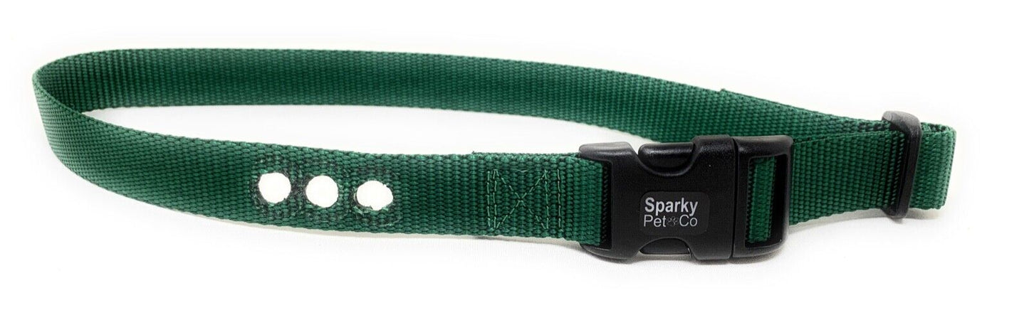 E collar 1" Replacement Strap Fits all Bark Collars-RFA 48 7 COLORS