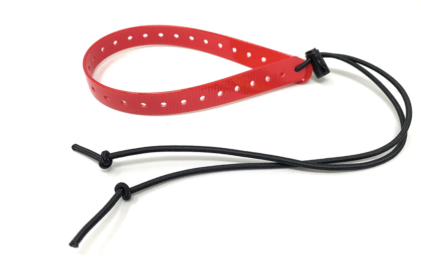 Small Dog GPS Replacement Collar Bungee Multi Hole Flex, 1" Wide, Toggle Closure (Variants)