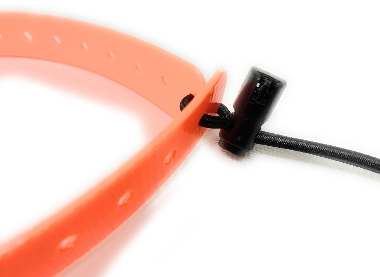 Small Dog GPS Replacement Collar Bungee Multi Hole Flex, 1" Wide, Toggle Closure (Variants)