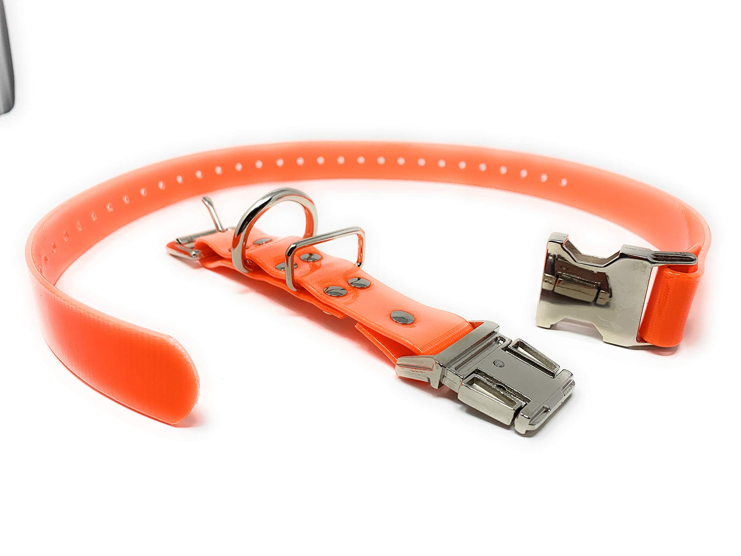 Sparky Pet Co 1" Biothane Double Buckle Apollo E Collar Receiver Replacement Strap - 7 Colors