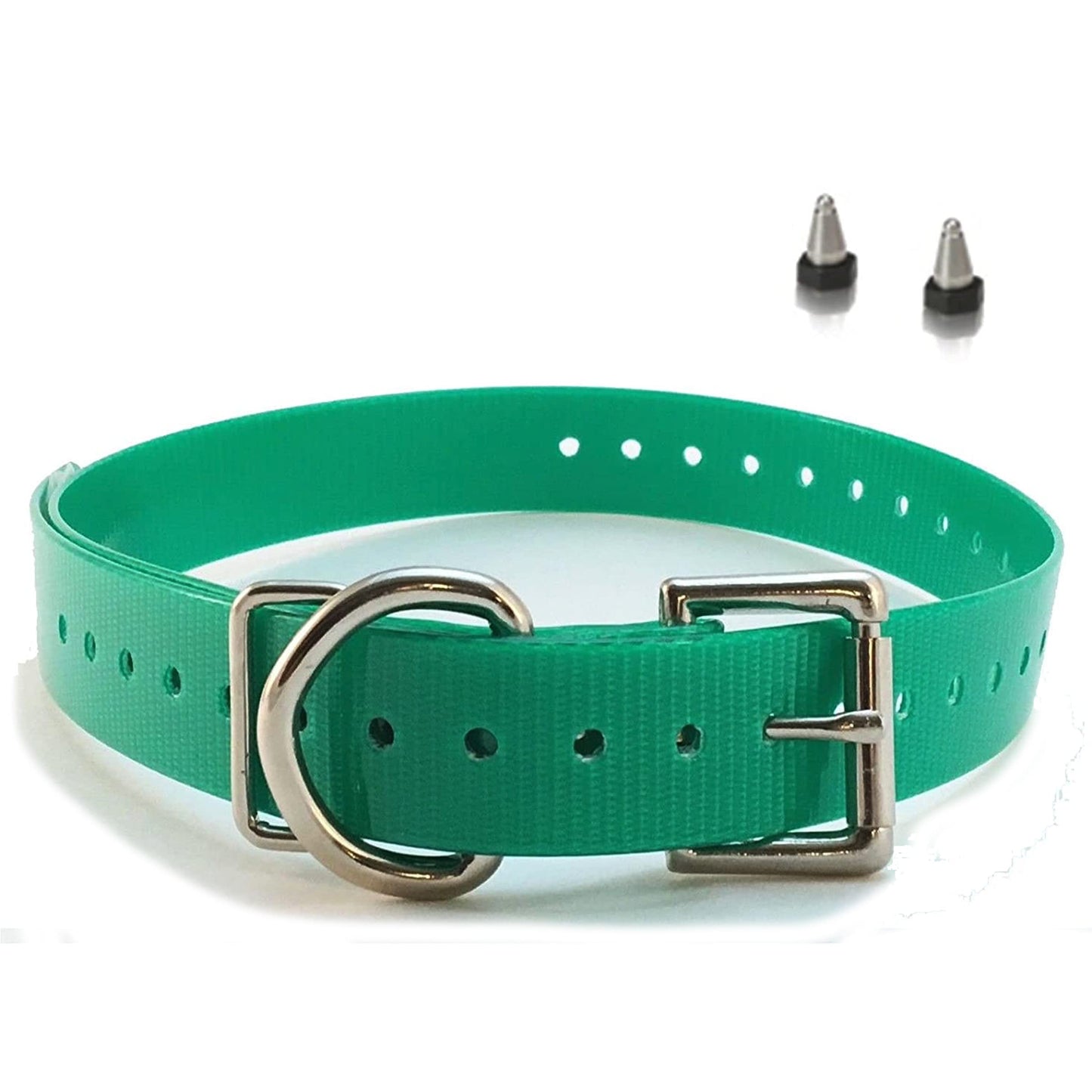 DOGTRA 5/8" Contact Points & 3/4" SPC High Flex Replacement Strap - Green