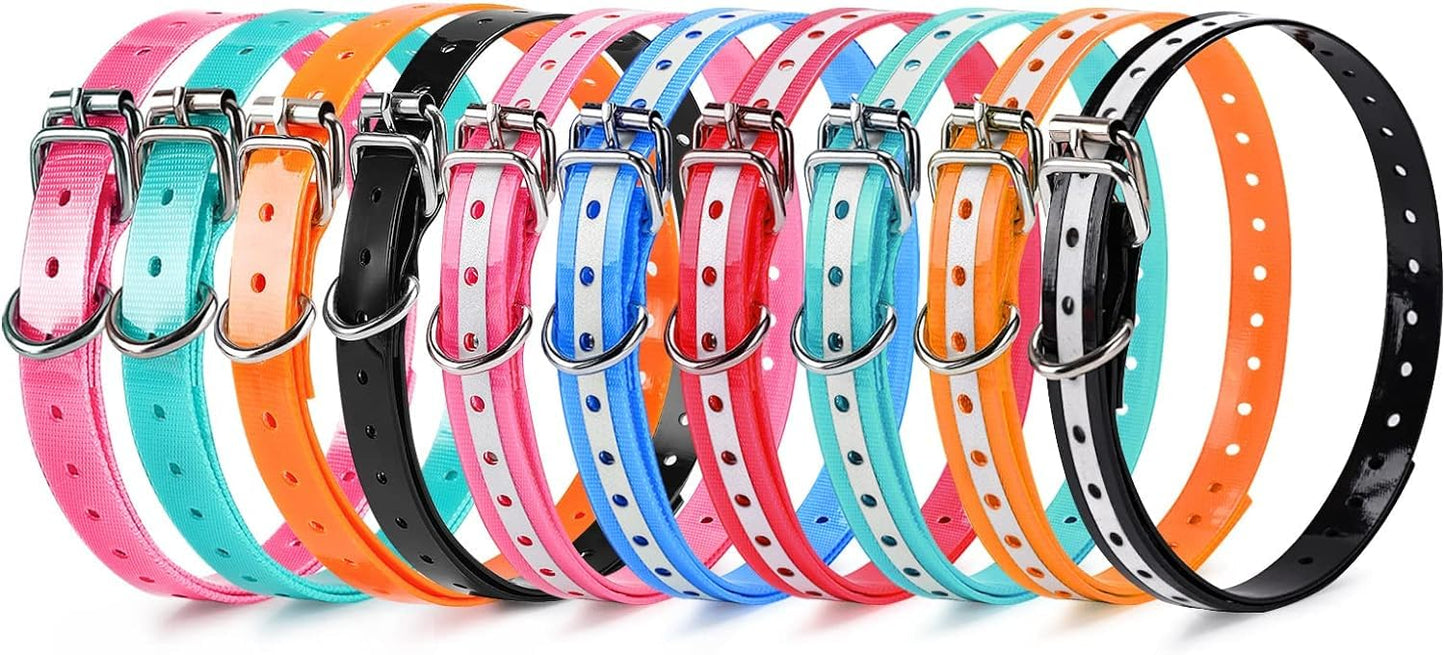 Sparky Pet Co 1" E-Collar Replacement Strap Reflective High Flex Waterproof for Garmin Dogtra SportDog