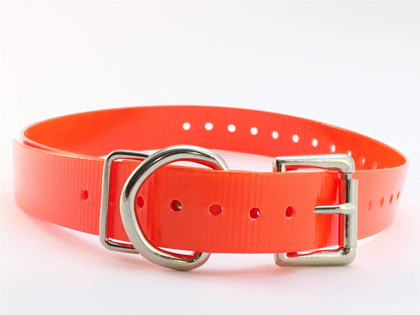 Sparky Pet Co High Flex 3/4" Roller Buckle Replacement Collars - Neon Orange