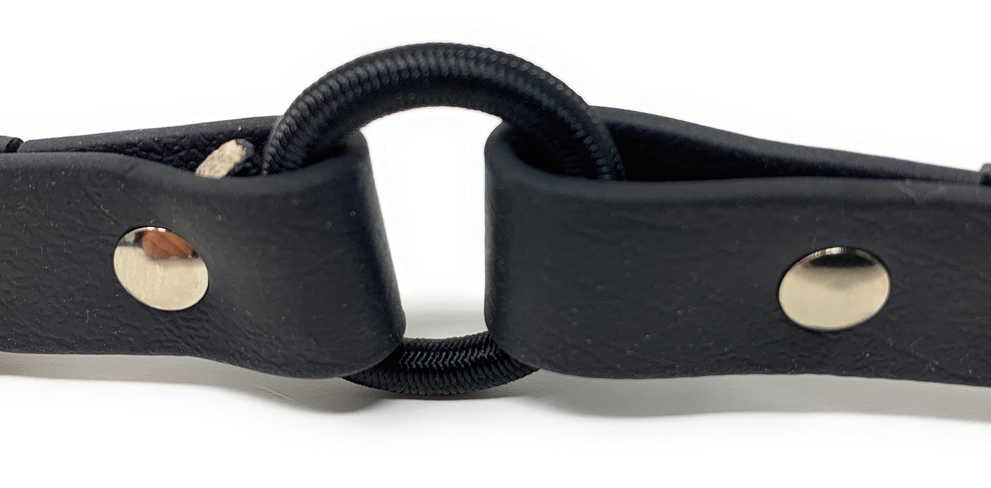 Sparky Pet Co - Zeus ECollar Replacement Strap - Bungee Loop Dog Collar - Waterproof Biothane - Adjustable - Double Buckle - Quick Snap Metal Clasp - Invisible Fence Systems - (Variants)