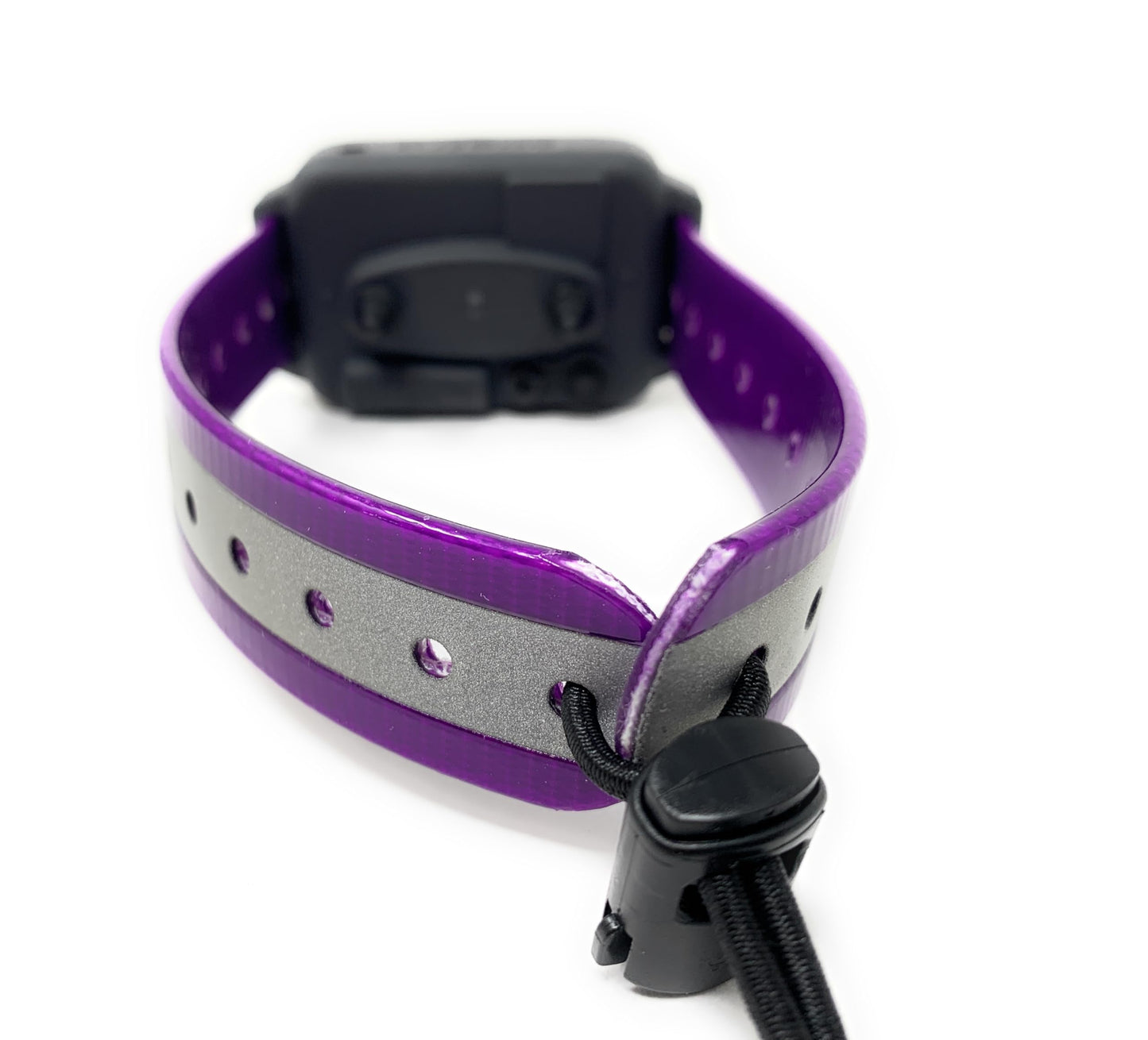 Small Dog GPS Replacement Collar Bungee Multi Hole Flex, 1" Wide, Toggle Closure (Variants)