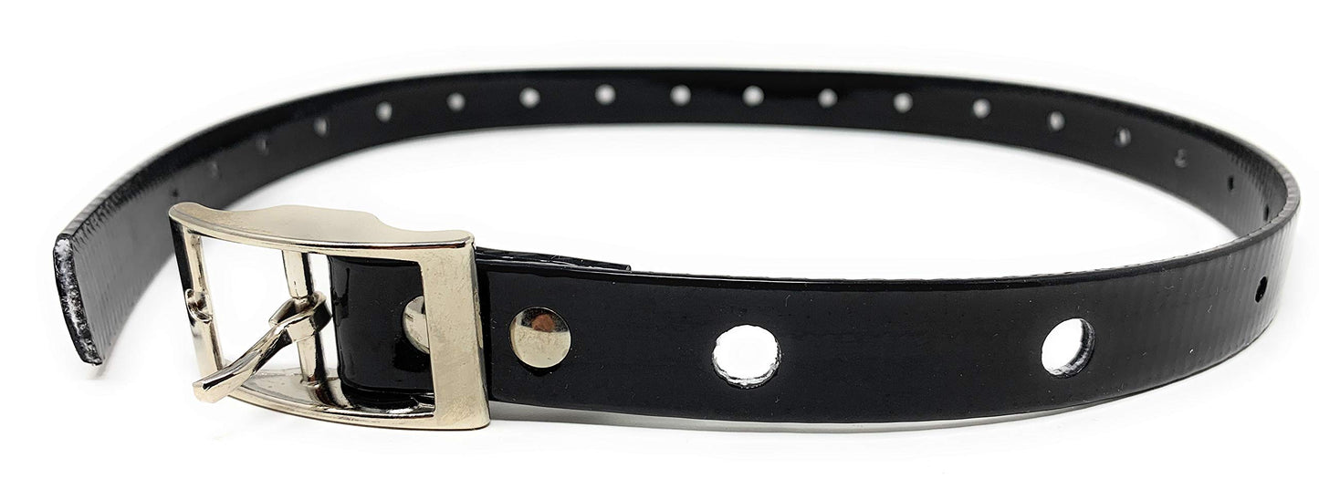 Sparky Pet Co DC 40 Waterproof Black High Flex Receiver Replacement Strap with 2 Holes