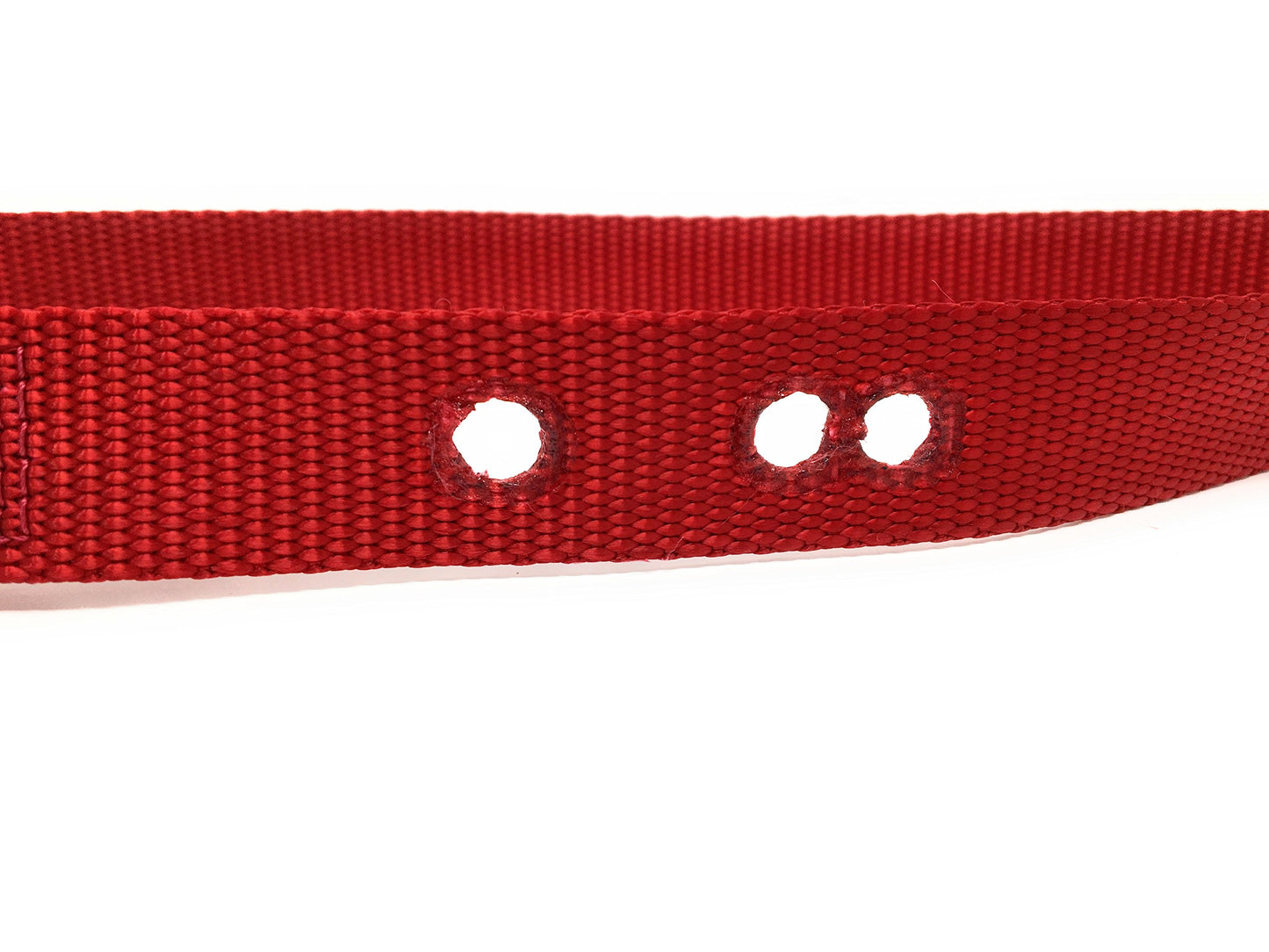 Sparky Pet Co 3/4" - ECollar Replacement Strap - Easy Release Buckle Dog Collar - Rugged Nylon - 3 Non Consecutive Hole - for Invisible Fence Systems (Red)