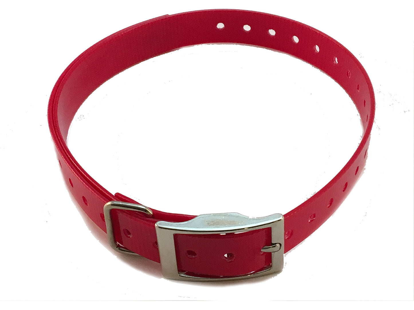 Sparky Pet Co 1" Square Buckle High Flex Waterproof Dog Strap for All - Red