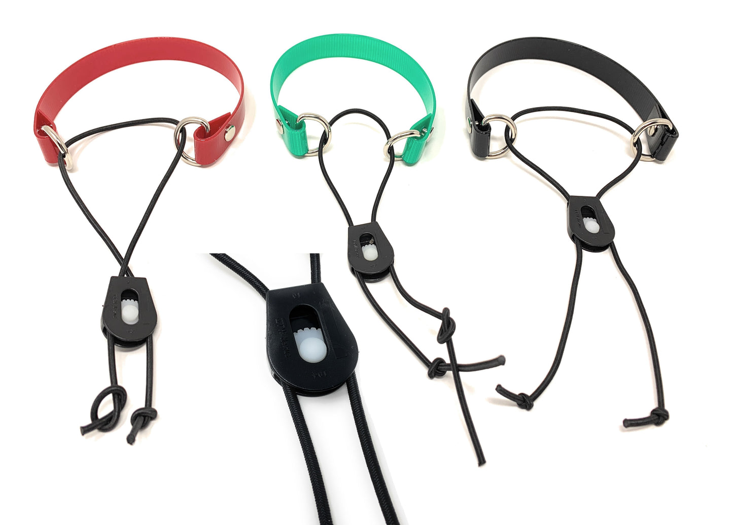 Sparky Pet Co - ECollar Replacement Strap -Surefit- Waterproof - Adjustable - Secure Nexus Wheel Lock - for Electronic Training & Invisible Fence Systems - 3/4" (Black)