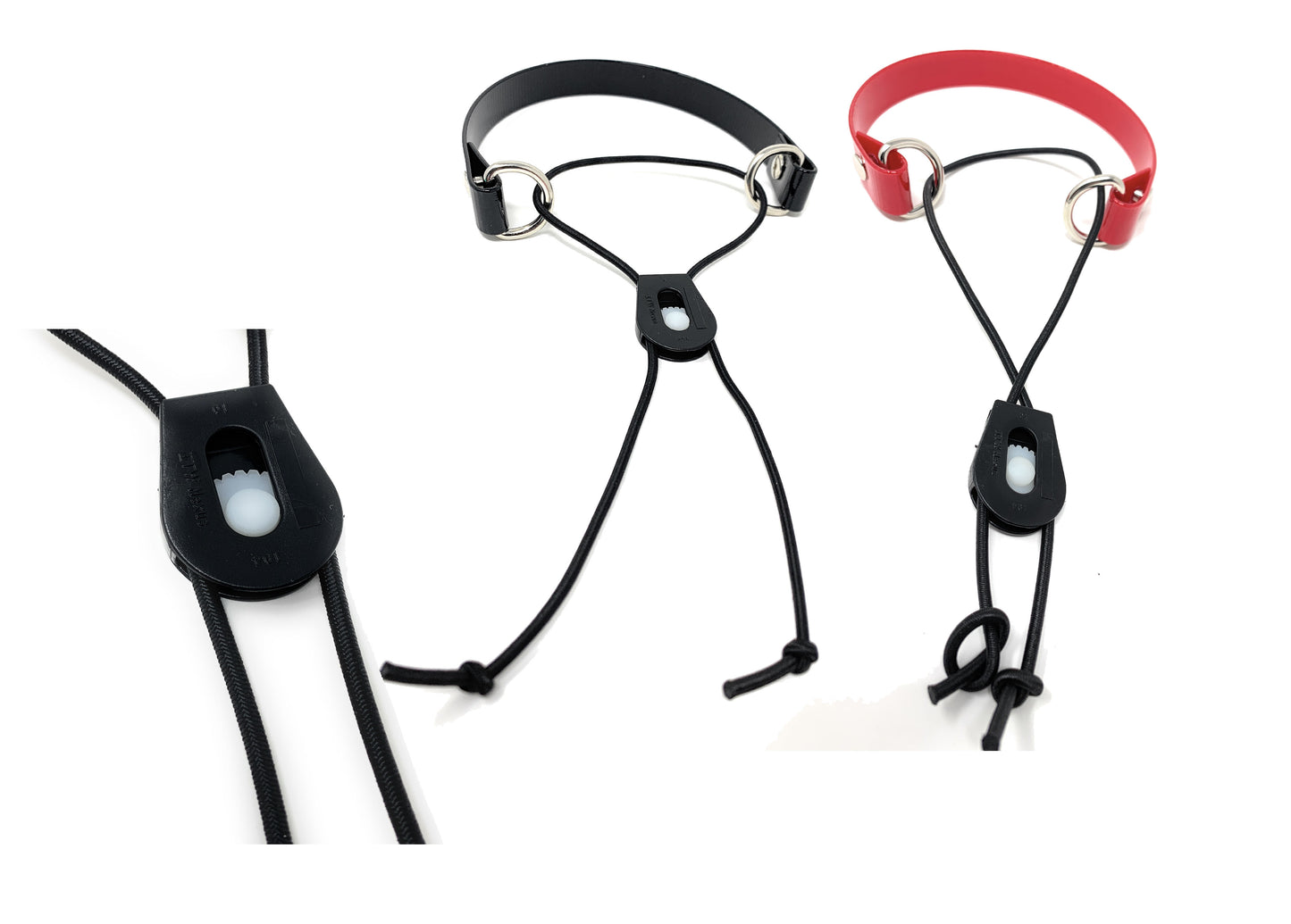 Sparky Pet Co - ECollar Replacement Strap -Surefit- Waterproof - Adjustable - Secure Nexus Wheel Lock - for Electronic Training & Invisible Fence Systems - 3/4" (Black)