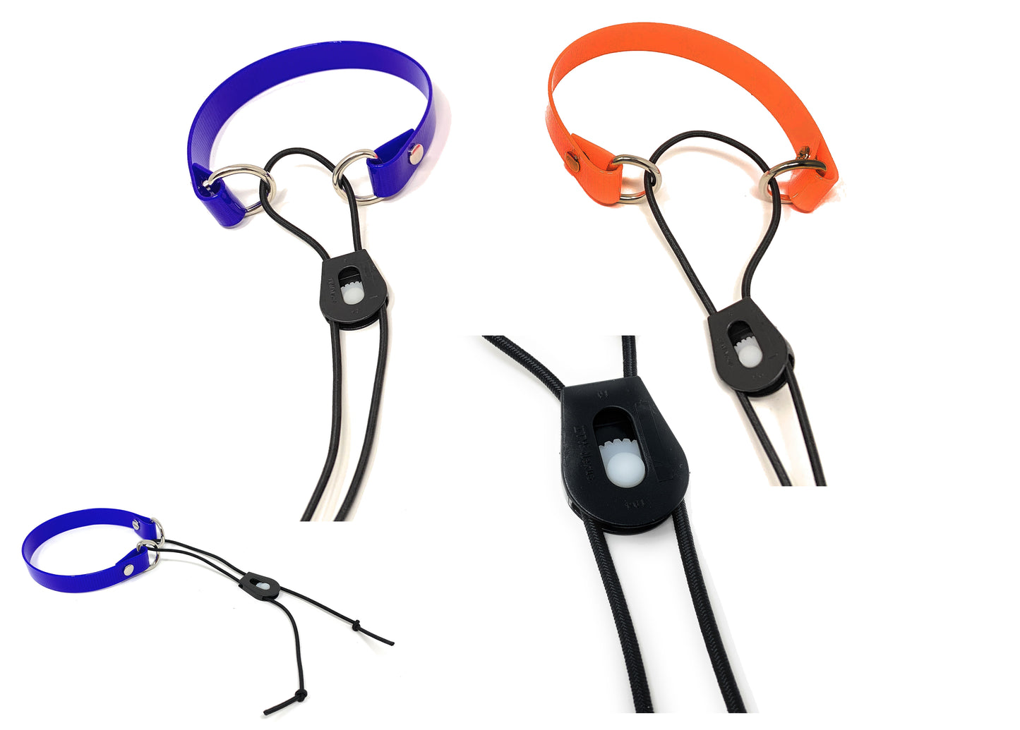 Sparky Pet Co - ECollar Replacement Strap - Surefit- Waterproof - Adjustable - Secure Nexus Wheel Lock - for Electronic Training & Invisible Fence Systems - 3/4" (Orange)
