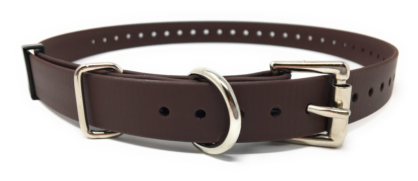 Sparky Pet Co 3/4" Waterproof Biothane Replacement Roller Buckle Dog Collar - 9 Colors