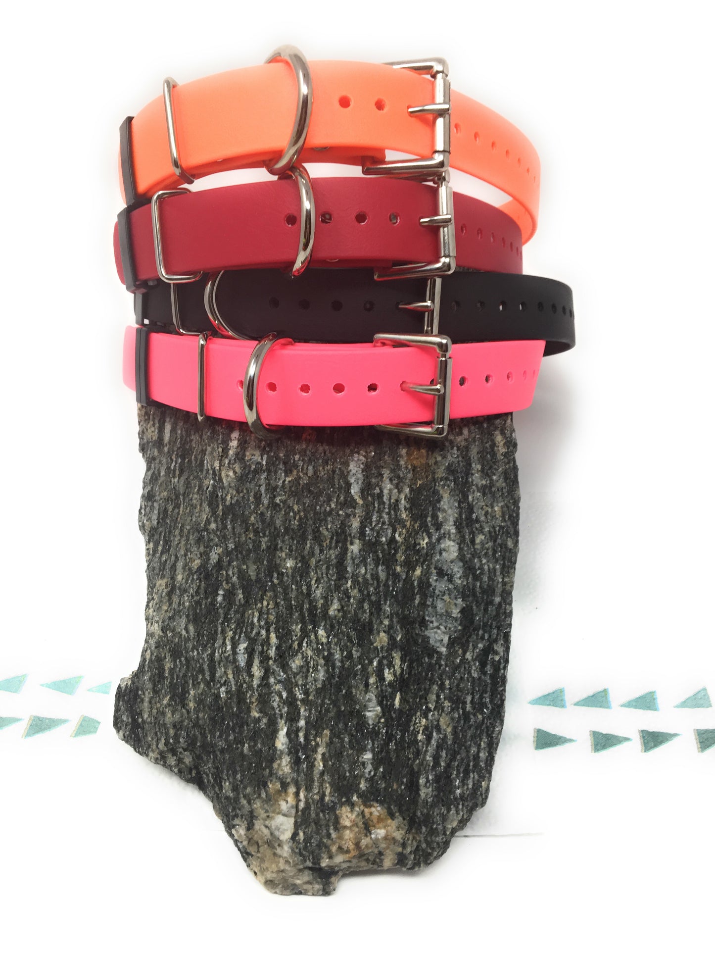 Sparky Pet Co 3/4" Biothane Apollo Double Buckle E Collar Receiver Replacement Strap