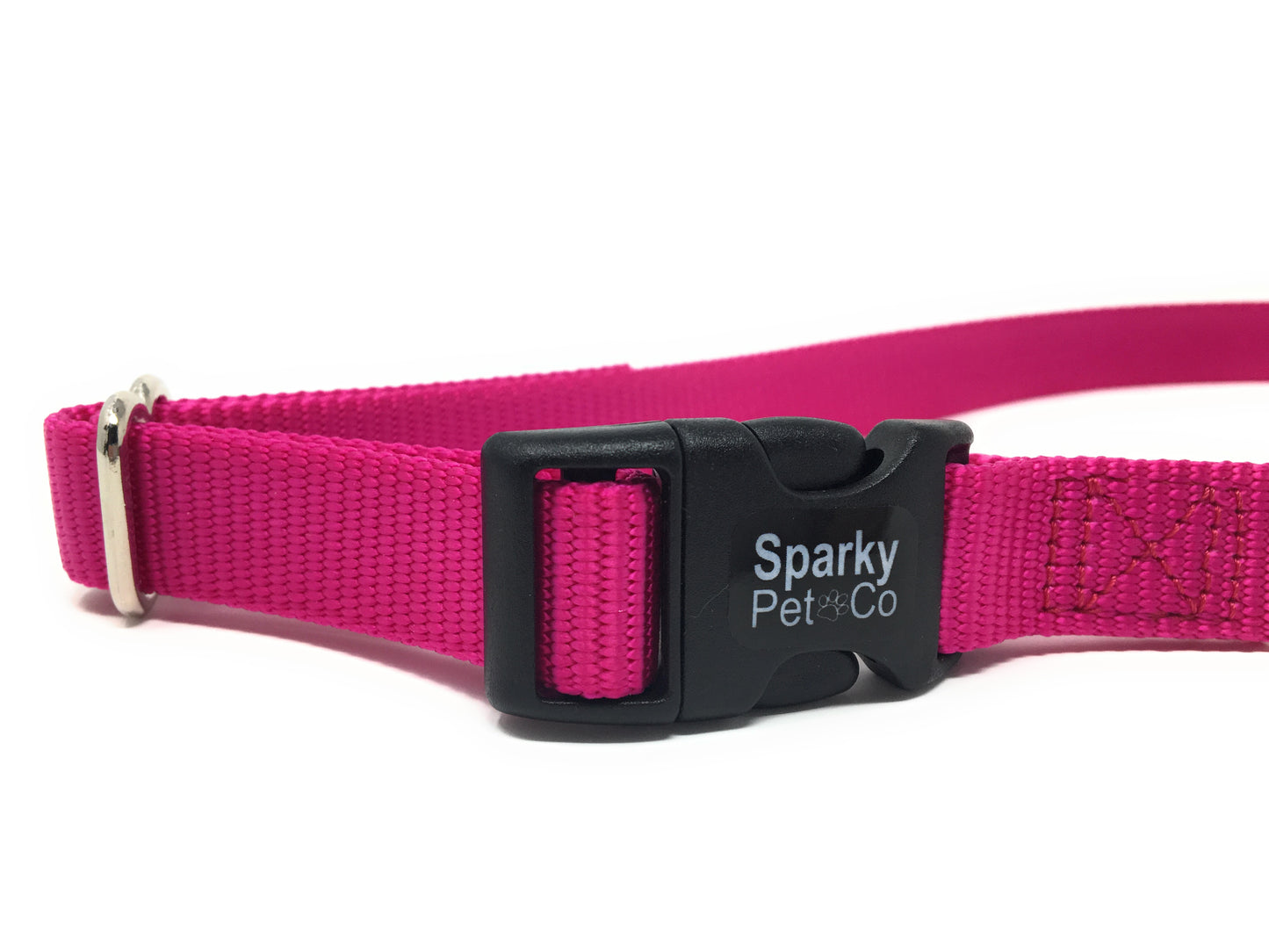 3/4" SOLID Nylon Replacement Universal No Hole Dog Strap Collars