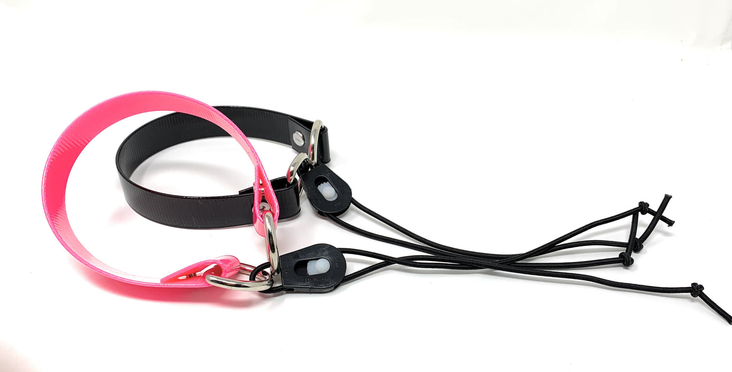 Sparky Pet Co - ECollar Replacement Strap - Surefit - Waterproof - Adjustable - Secure Nexus Wheel Lock - for Electronic Training & Invisible Fence Systems - 1" (Black)