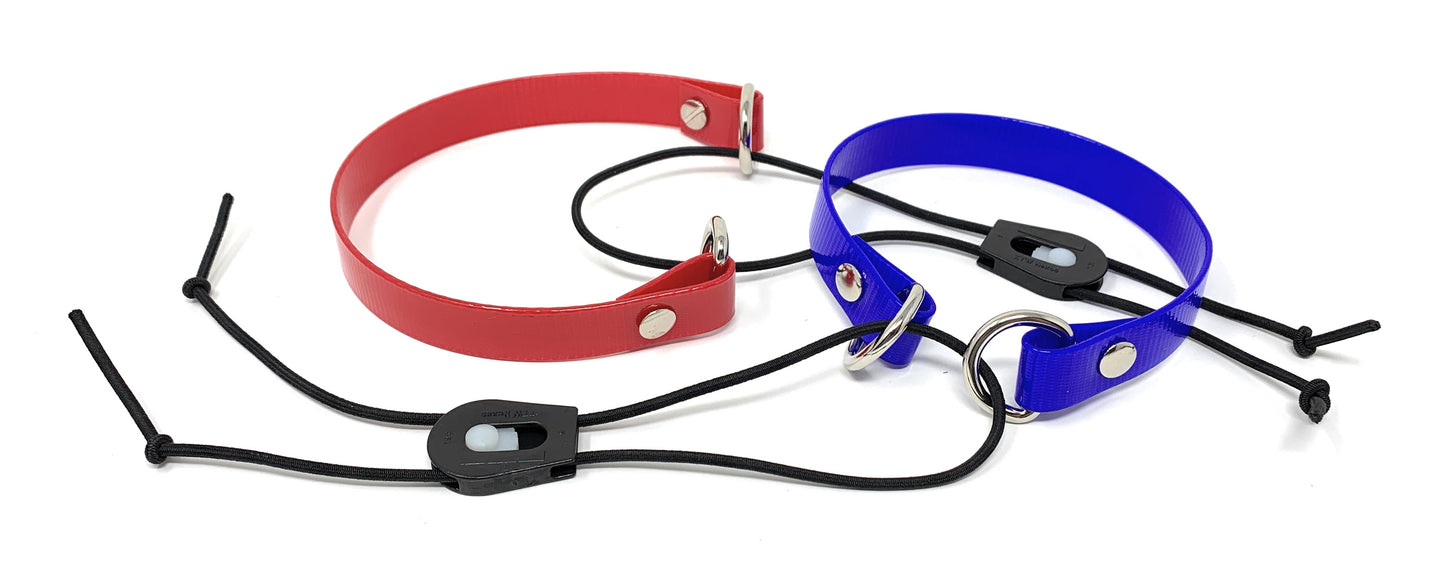 Sparky Pet Co 1" E Bungee Surefit Quick On/Off Full Grip E Collar Strap Dogtra ARC - 7 Colors