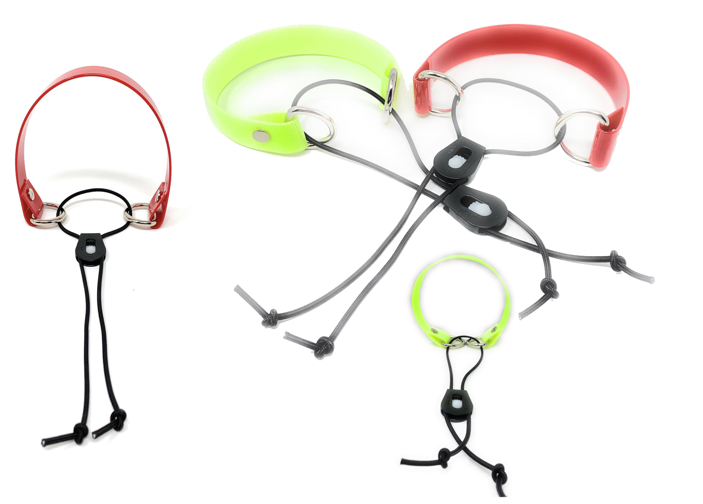 Sparky Pet Co 1" E Bungee Surefit Quick On/Off Full Grip E Collar Strap Dogtra ARC - 7 Colors