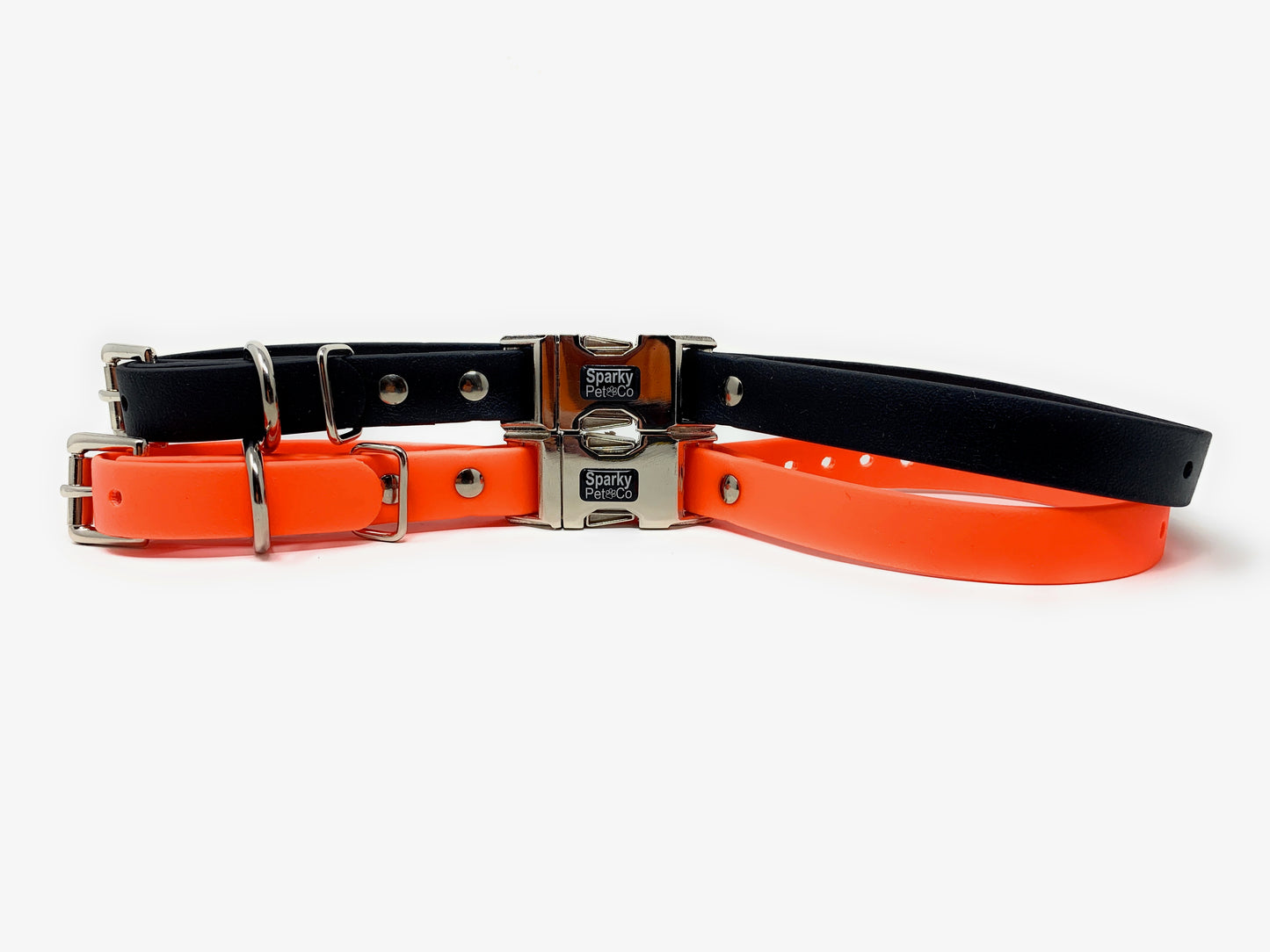 Sparky Pet Co 3/4" Biothane Apollo Double Buckle E Collar Receiver Replacement Strap
