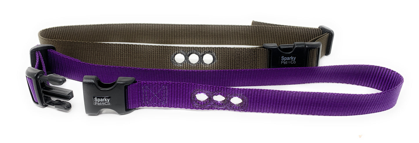 3 -3/4" Nylon Dog Fence Collar Receiver Strap 3 Consecutive Hole PBC-302 PDBC300