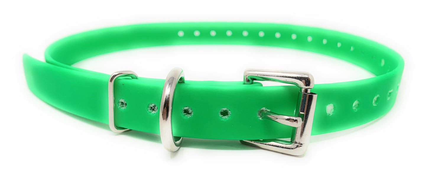Sparky Pet Co 3/4" Waterproof Biothane Replacement Roller Buckle Dog Collar - 9 Colors