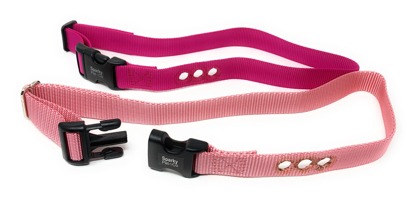 4 -3/4" Nylon Dog Fence Collar Receiver Strap 3 Consecutive Hole PBC-302 PDBC300