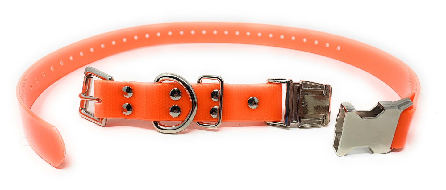 Sparky Pet Co 3/4" Biothane Apollo Double Buckle E Collar Receiver Replacement Strap