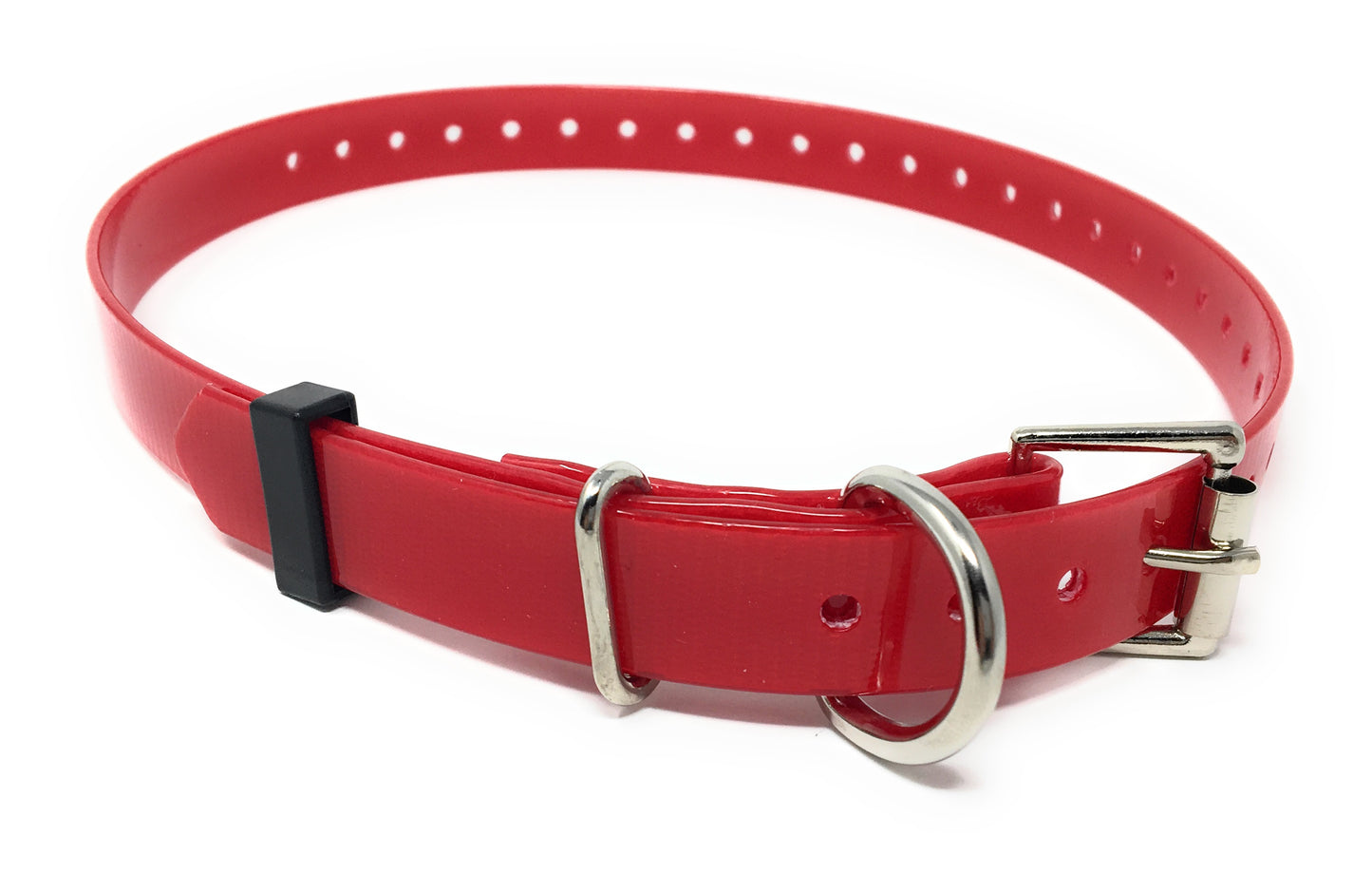 Sparky Pet Co 1" Square Buckle High Flex Waterproof Dog Strap for All - Red