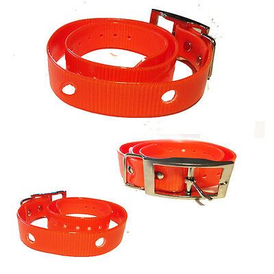 Garmin Compatible Heavy Duty Dog Fence 1" Waterproof Neon Orange DC40