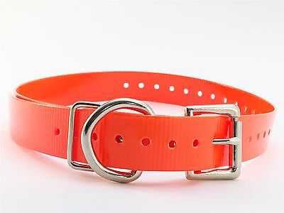 High Flex Pet Safe Vibration Bark Roller Buckle 3/4" Wireless Replacement Collar - 7 Colors
