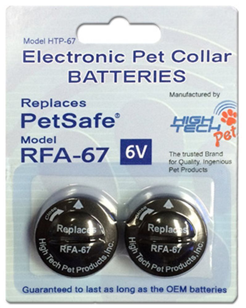 PIF-275 1" Wireless Dog Fence Strap & 2 High Tech 2 RFA-67D Batterys