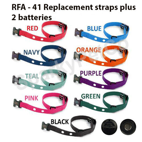 Replacement strap for PetSafe 1"  Compatible Strap &  2 High Tech Batteries